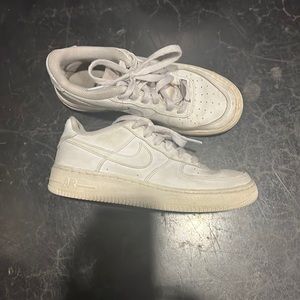white air force 1s (coffee dyed)